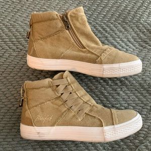 Blowfish Malibu high top canvas sneakers sz 7